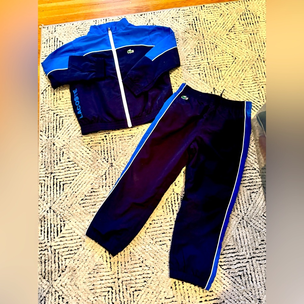 Lacoste Boys' SPORT Color Block Tracksuit - size 6 (kids)